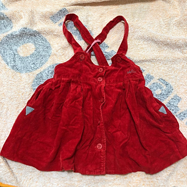 baby Dior(ベビーディオール)のbabyDior ベビーディオール Dior ジャンパースカート 80 キッズ/ベビー/マタニティのベビー服(~85cm)(ワンピース)の商品写真