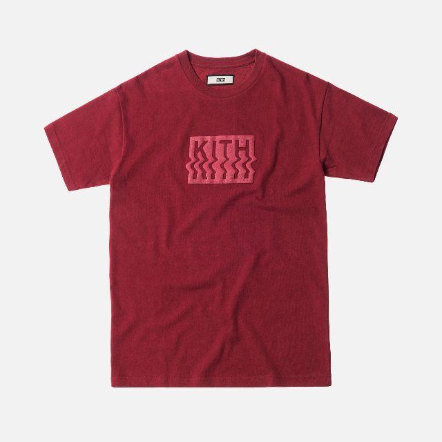 kith monday proglam warp tee l redのサムネイル