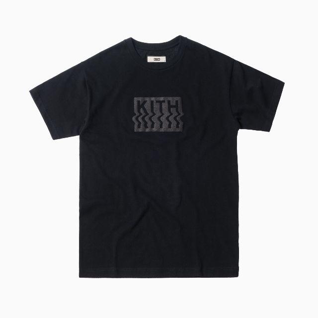 kith monday proglam warp tee black l