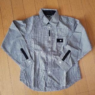 コムサイズム(COMME CA ISM)のコムサイズム　黒チェックシャツ(ブラウス)