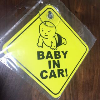 車用吸盤サイン(BABY IN CAR)(その他)