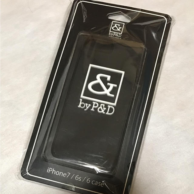 &byP&D(アンドバイピーアンドディー)の&by P&D iPhone6/7/7sケース ☆ブラック スマホ/家電/カメラのスマホアクセサリー(iPhoneケース)の商品写真