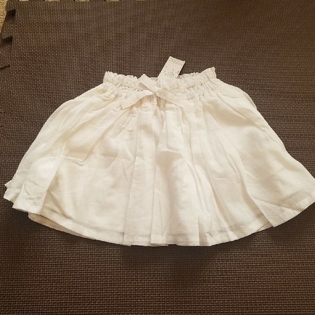 petit main(プティマイン)のプティマイン　100　白　スカート キッズ/ベビー/マタニティのキッズ服女の子用(90cm~)(スカート)の商品写真