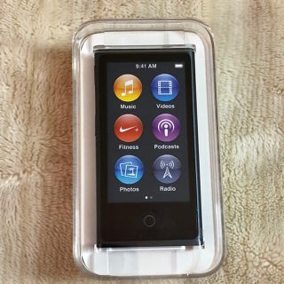 アップル(Apple)の★新品★iPod nano16G ブラック(ポータブルプレーヤー)