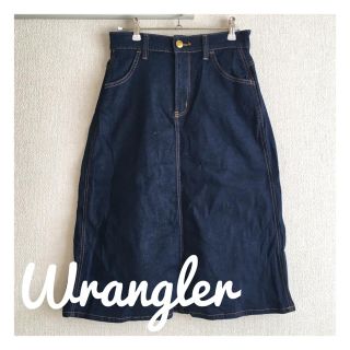 ラングラー(Wrangler)のWrangler デニムスカート(ひざ丈スカート)