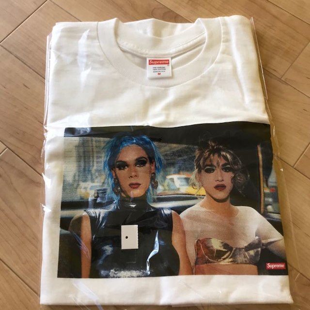 競売 新品未使用 18ssシュプリーム Nan Goldin Tシャツ 白 Mサイズ