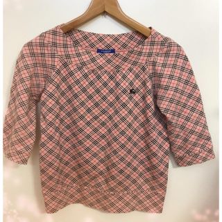 バーバリーブルーレーベル(BURBERRY BLUE LABEL)のまみたん様専用♡バーバリーブルーレーベル 綿カットソー♡(カットソー(長袖/七分))