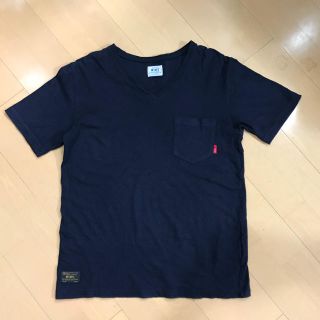 ダブルタップス(W)taps)のWTAPS Tシャツ ネイビー S(Tシャツ/カットソー(半袖/袖なし))