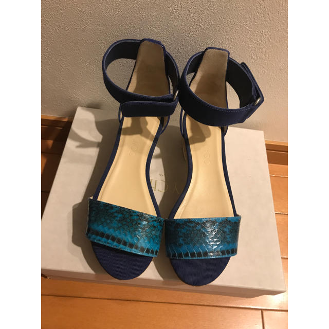 ジミーチュウ Jimmy choo パイソンサンダル 35 美品