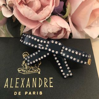 アレクサンドルドゥパリ(Alexandre de Paris)の専用商品 ALEXANDRE DE PARIS バレッタ ネイビー(バレッタ/ヘアクリップ)