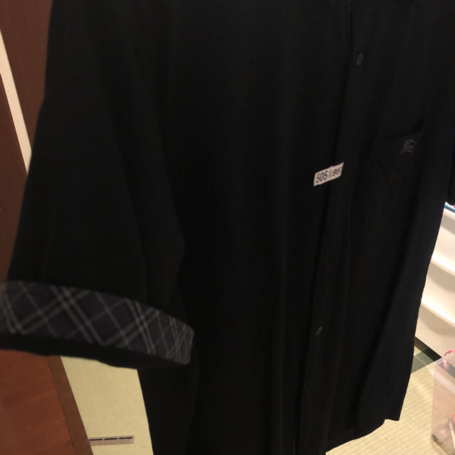 BURBERRY BLACK LABEL(バーバリーブラックレーベル)のブラックレーベル バーバリー シャツ ブラック メンズのトップス(シャツ)の商品写真