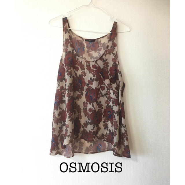 OSMOSIS(オズモーシス)のOSMOSIS laof シースルー タンクトップ レディースのトップス(シャツ/ブラウス(半袖/袖なし))の商品写真