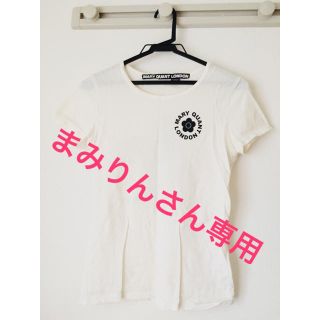 マリークワント(MARY QUANT)の【まみりんさん専用】MARY　QUANTバックプリントTシャツ(Tシャツ(半袖/袖なし))