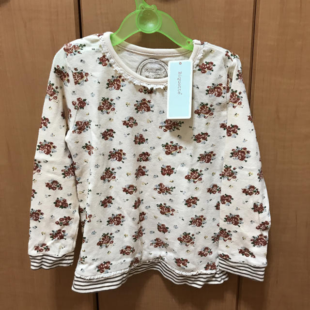 Biquette(ビケット)の新品★長袖Tシャツ 110 キムラタン ビケット キッズ/ベビー/マタニティのキッズ服女の子用(90cm~)(Tシャツ/カットソー)の商品写真