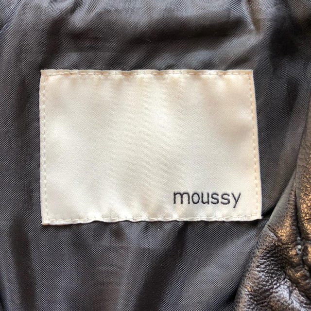 moussy(マウジー)のMOUSSY リアルレザーライダース レディースのジャケット/アウター(ライダースジャケット)の商品写真