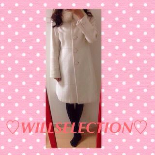 ウィルセレクション(WILLSELECTION)の☆WILLSELECTION 白コート☆(ロングコート)