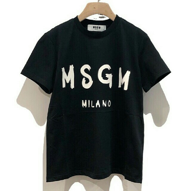 MSGM - MSGM (エムエスジーエム) 半袖Tシャツ [レディース] 黒 Size:Mの通販 by 虹 store｜エムエスジイエムならラクマ