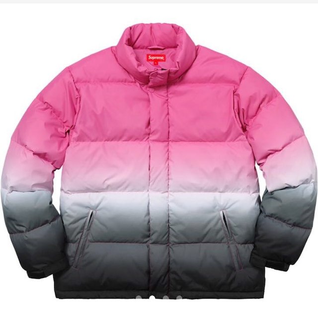 Supreme(シュプリーム)の最安値‼️Supreme gradient puffy jacket メンズのジャケット/アウター(レザージャケット)の商品写真