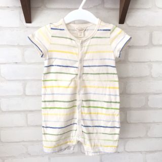 ベビーギャップ(babyGAP)のbaby gap 3-6m オーガニックコットン半袖カバーオール(カバーオール)