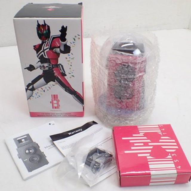 仮面ライダーディケイド 2眼レフカメラ black bird fly ピンク エンタメ/ホビーのアニメグッズ(その他)の商品写真