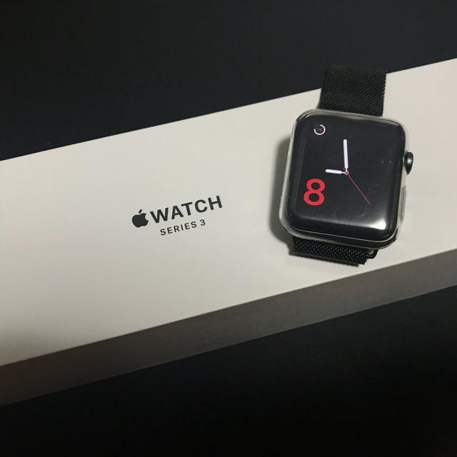 Apple Watch(アップルウォッチ)のapple watch series3 GPS スペースグレイ スマホ/家電/カメラのスマホアクセサリー(その他)の商品写真