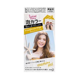 リーゼ(liese)の送料込み☆リーゼ 泡カラー☆カリフォルニアベージュ☆ヘアカラー☆新品未使用☆(カラーリング剤)