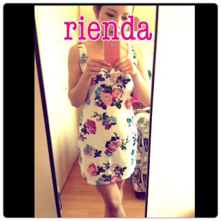 リエンダ(rienda)のrienda♡花柄ワンピ(ミニワンピース)