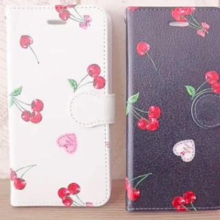 アンクルージュ(Ank Rouge)のAnk Rouge☆Lacy Heart Cherry iPhoneケース☆最新(iPhoneケース)