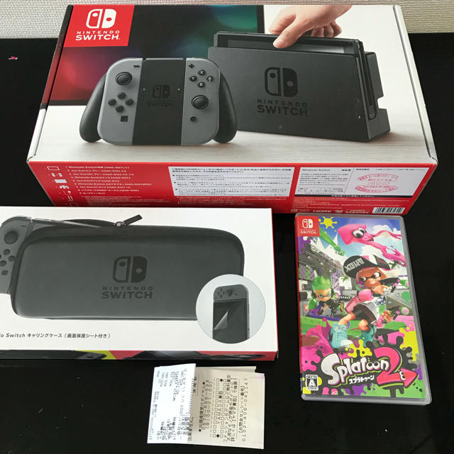 メーカー保証付き 任天堂Switch スプラトゥーン2 本体ケース セット メーカー保証付き 任天堂Switch スプラトゥーン2 本体ケース セット