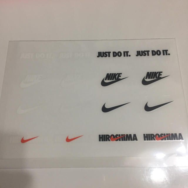 NIKE(ナイキ)のナイキステッカー ハンドメイドの文具/ステーショナリー(しおり/ステッカー)の商品写真