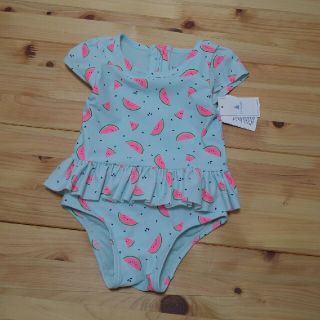 ベビーギャップ(babyGAP)の新品　スイカ柄　ワンピース水着70(水着)