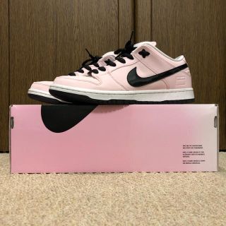 ナイキ(NIKE)のNIKE DUNK LOW ELITE SB 27 27.0 ピンクボックス(スニーカー)