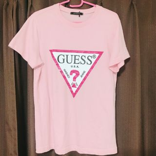 ゲス(GUESS)のGUESS☆Ｔシャツ ピンク (Tシャツ(半袖/袖なし))