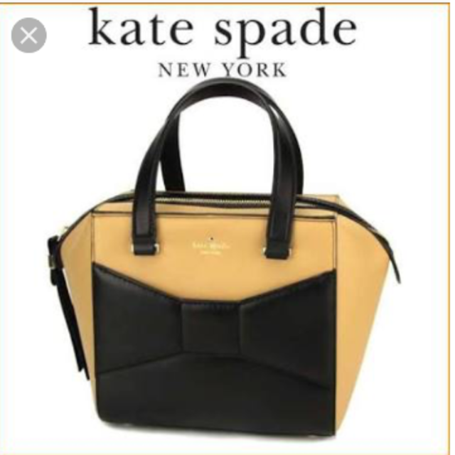 kate spade NEW YORK - Kate Spade ケイトスペード リボン バッグ ベージュ 未使用
