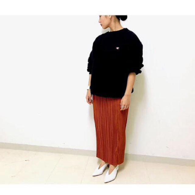 Shinzone(シンゾーン)のシンゾーンプリーツスカート黒 レディースのスカート(ロングスカート)の商品写真