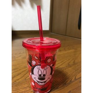 ディズニー(Disney)のストロー付きコップ(キャラクターグッズ)