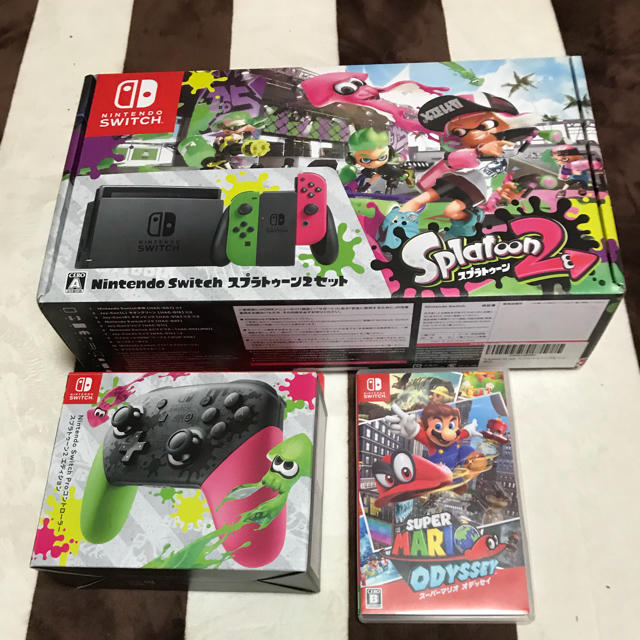 Nintendo Switch スプラトゥーン2セット+ジョイコン他 セット - 家庭 Nintendo Switch スプラトゥーン2セット+ジョイコン他 セット - 家庭