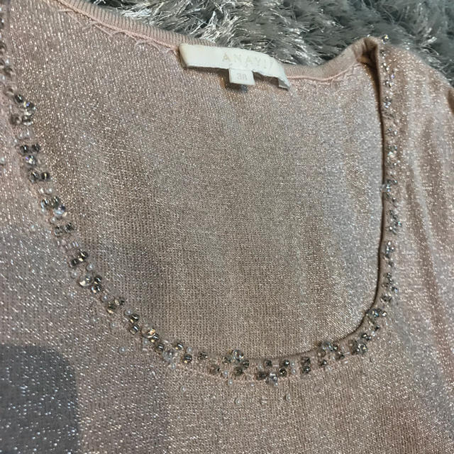 ANAYI(アナイ)のmii様専用超美品ANAYI半袖ニット レディースのトップス(ニット/セーター)の商品写真