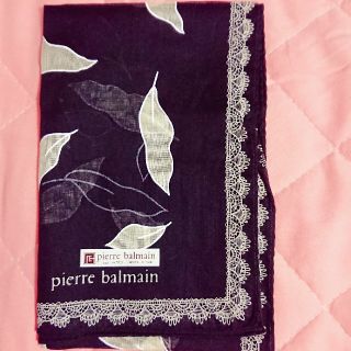 ピエールバルマン(Pierre Balmain)のハンカチ 黒 (ハンカチ)