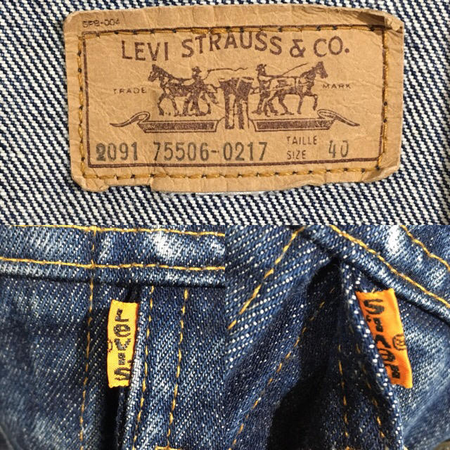 Levi's(リーバイス)のLevis リーバイス オレンジタブ 75506-0217 デニムジャケット メンズのジャケット/アウター(Gジャン/デニムジャケット)の商品写真