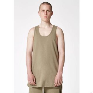 フィアオブゴッド(FEAR OF GOD)のFW17 FOG ESSENTIALS TANKTOP ベージュ Sサイズ(タンクトップ)