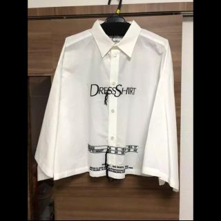 【ほぼ新品】doublet ダブレット 18ss  ドレス シャツ  ブラック