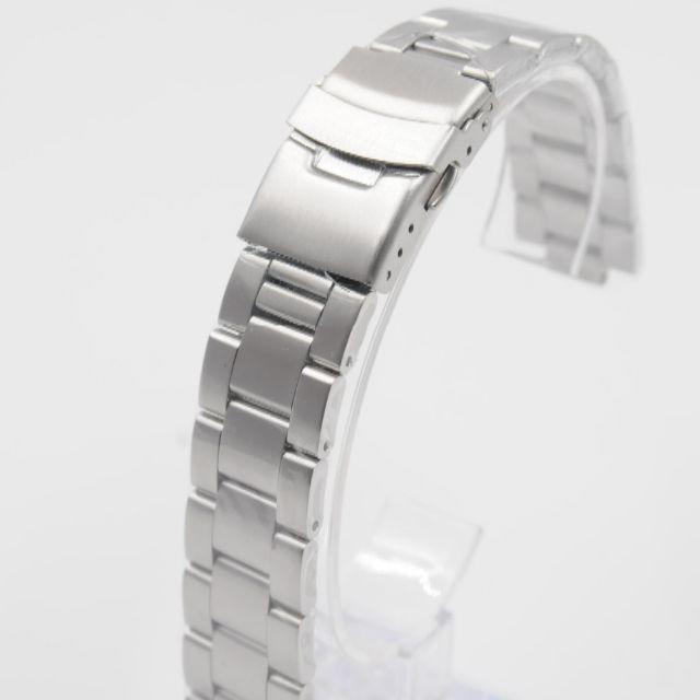 腕時計 3連 交換ベルト 22mm シルバー 弓カン 無垢 ステンレスの通販 by みのー's shop｜ラクマ