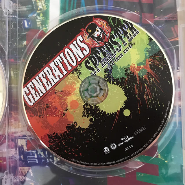 GENERATIONS(ジェネレーションズ)のgenerations speedster DVD エンタメ/ホビーのDVD/ブルーレイ(ミュージック)の商品写真