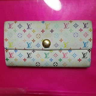 ルイヴィトン(LOUIS VUITTON)の【saki様専用】ヴィトン長財布マルチカラー(財布)