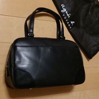 アニエスベー(agnes b.)のk様専用  アニエスべー   小型 ボストンバッグ   黒(ボストンバッグ)