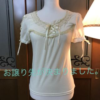 アクシーズファム(axes femme)のシフォン袖のトップス❤︎(カットソー(半袖/袖なし))