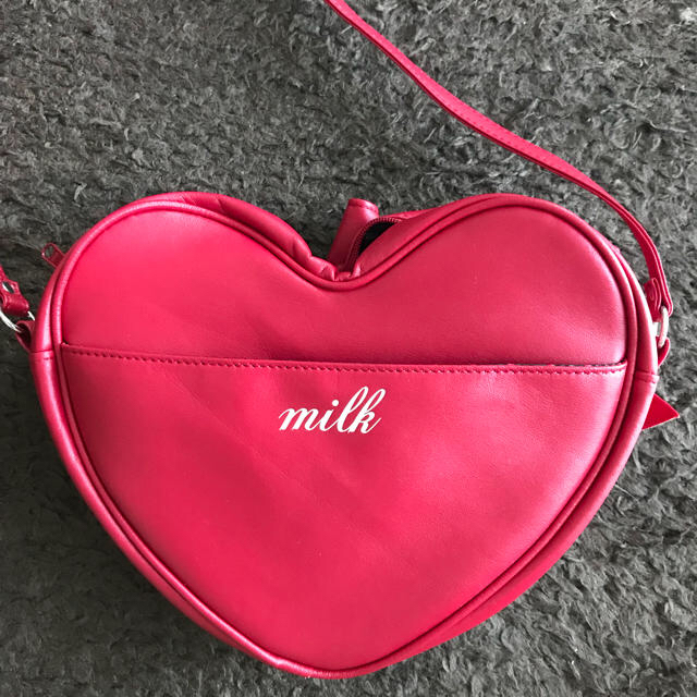 MILK(ミルク)のmilk ハート リボン ポシェット レディースのバッグ(ショルダーバッグ)の商品写真