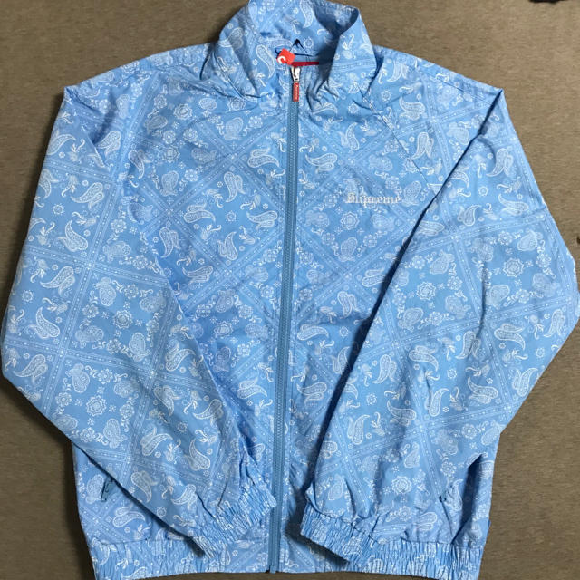 セール在庫 Supreme Bandana Track Jacket M 新品 バンダナ 青 新作人気