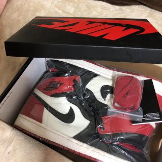 ナイキ(NIKE)のNIKE AIR JORDAN 1 OG BRED TOE 28cm(スニーカー)